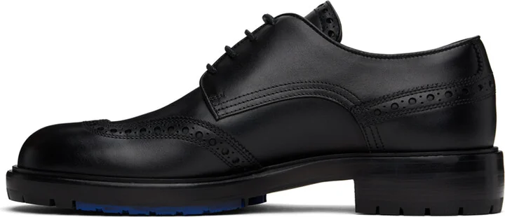 Burberry Black Leather Soho Derbys - Image 3