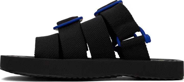 Burberry Black Nylon Strap Sandals - Image 3