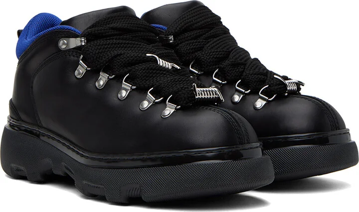 Burberry Black Trek Boots - Image 4