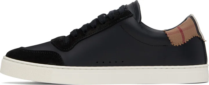 Burberry Black Vintage Check Sneakers - Image 3