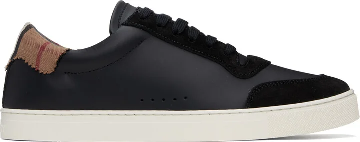 Burberry Black Vintage Check Sneakers