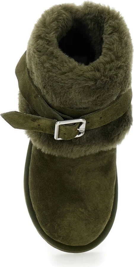Burberry Brown Sheep Boots - Image 4