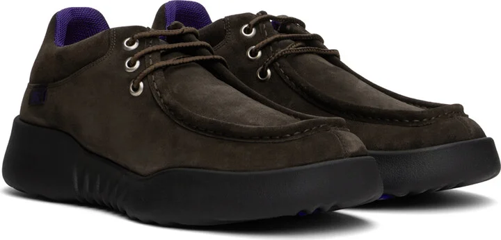 Burberry Brown Suede Log Loafers - Image 4