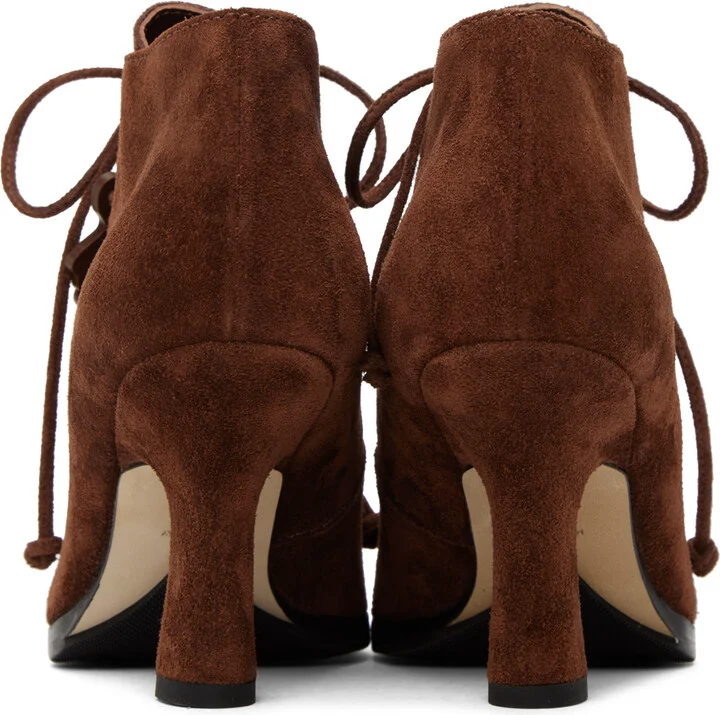 Burberry Brown Suede Storm Heels - Image 2