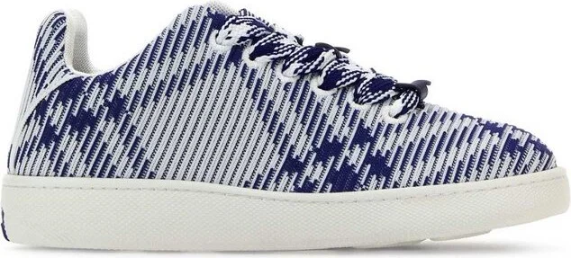 Burberry Bubble Check-Printed Lace-Up Sneakers