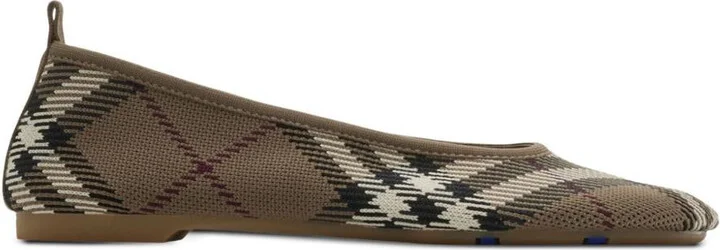 Burberry Check Ballet Flats