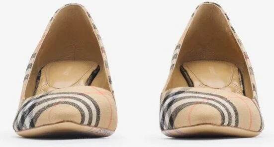 Burberry Check Dame Pumps​ Size: 35 - Image 2