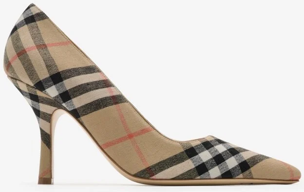Burberry Check Dame Pumps​ Size: 36