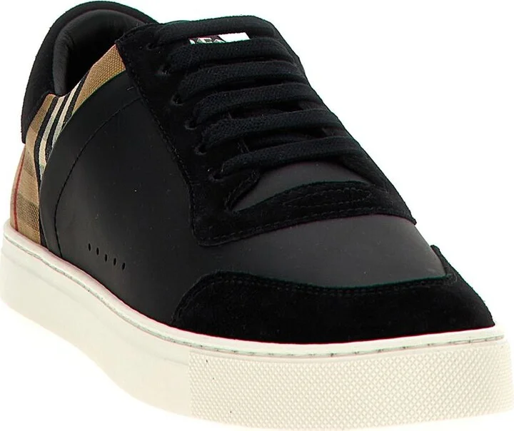 Burberry Check Insert Sneakers - Image 2