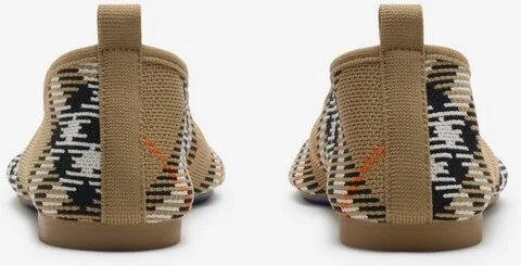 Burberry Check Knit Baby Ballerinas Size: 35 - Image 4