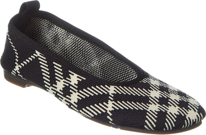 Burberry Check Knit Flat