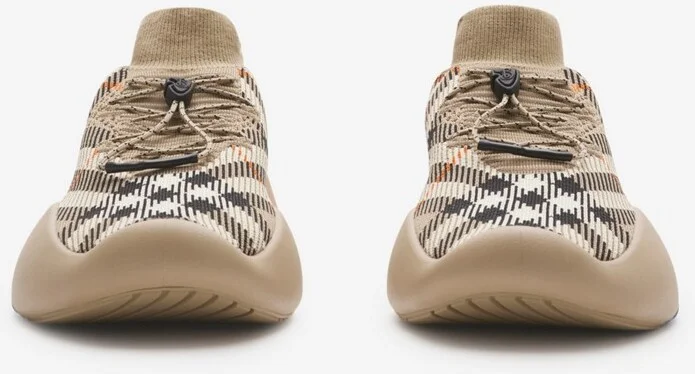Burberry Check Knit Neptune Sneakers Size: 35 - Image 3