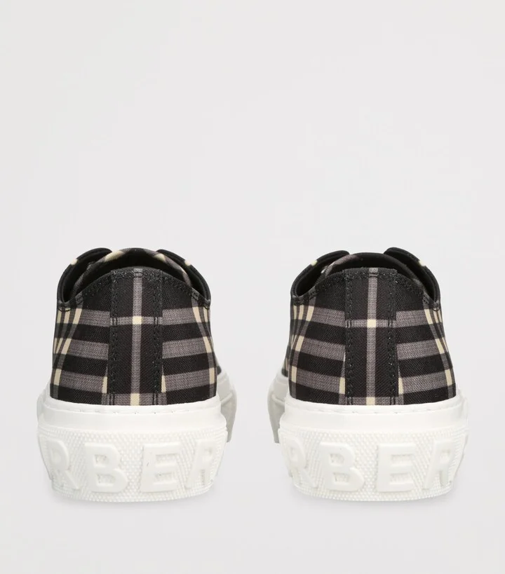 Burberry Check Low-Top Sneakers - Image 2