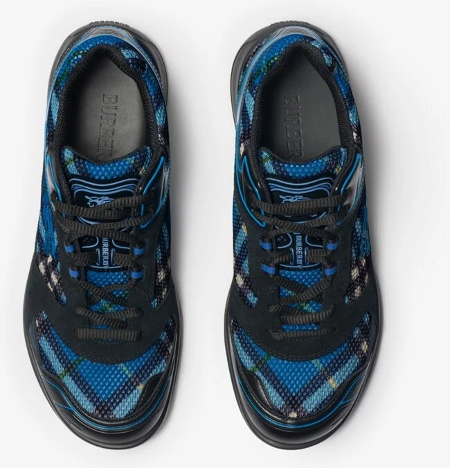 Burberry Check Matrix Sport Sneakers Size: 40 - Image 5