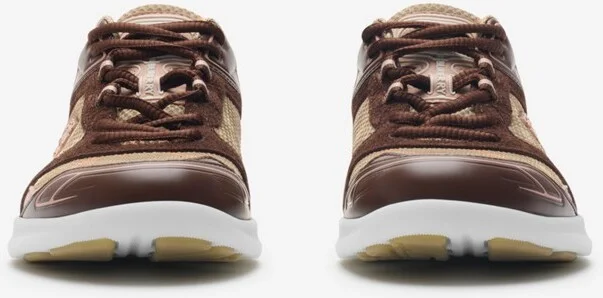Burberry Check Matrix Sport Sneakers Size: 40 - Image 3