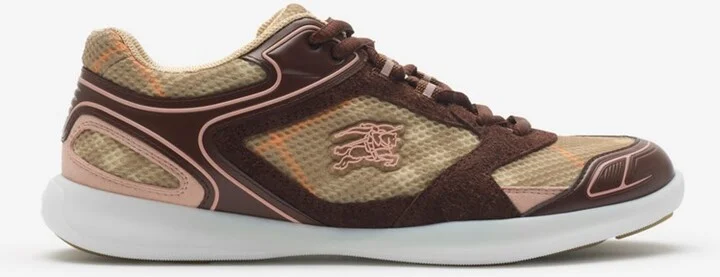 Burberry Check Matrix Sport Sneakers Size: 40
