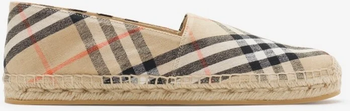 Burberry Check Mews Espadrilles​ Size: 35
