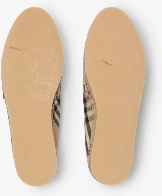 Burberry Check Mews Espadrilles​ Size: 40 - Image 6