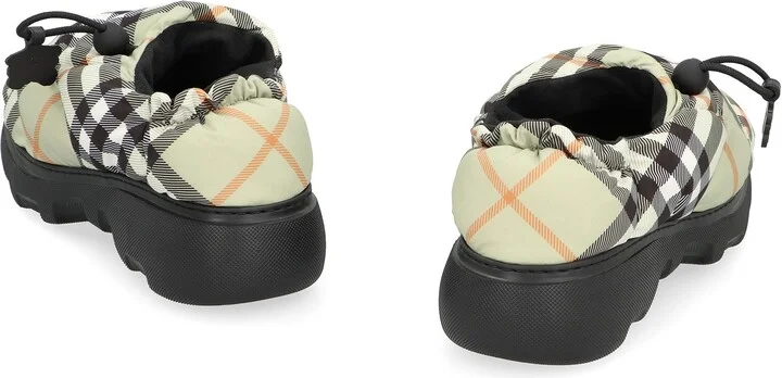 Burberry Check Motif Mules - Image 6