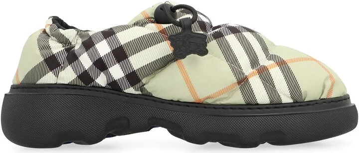 Burberry Check Motif Mules - Image 2