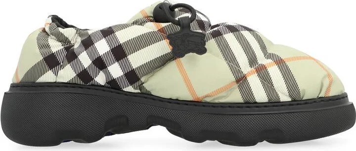 Burberry Check Motif Mules