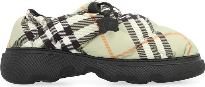 Burberry Check Motif Mules