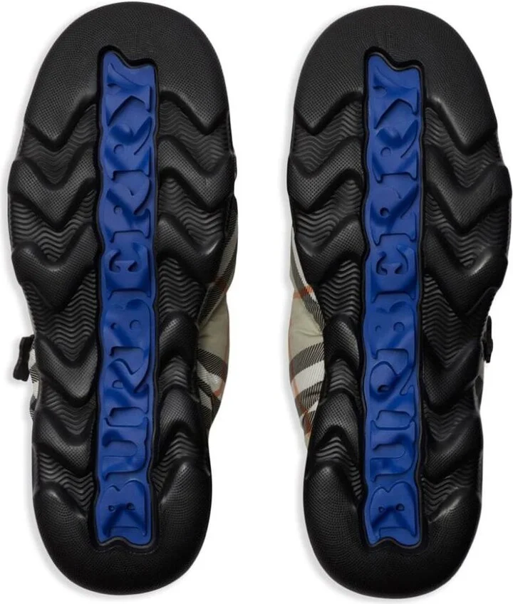 Burberry Check Pattern Pillow Mules - Image 4