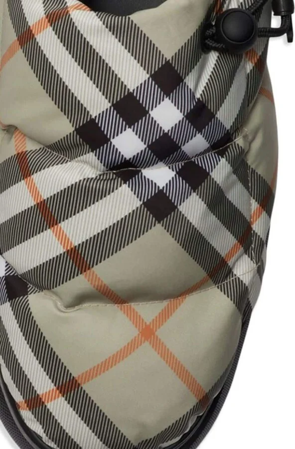 Burberry Check Pattern Pillow Mules - Image 6