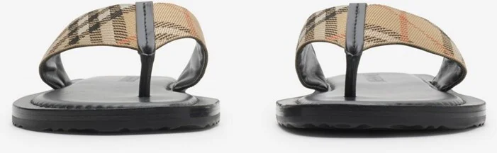 Burberry Check Pavilion Sandals​ Size: 39 - Image 3