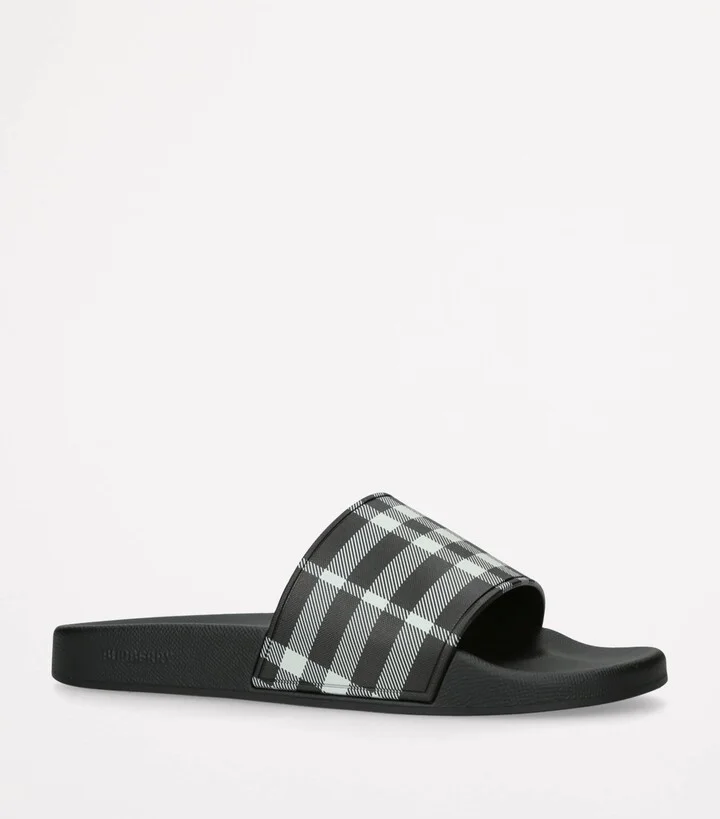 Burberry Check Slides - Image 3