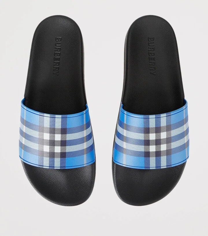 Burberry Check Slides - Image 4