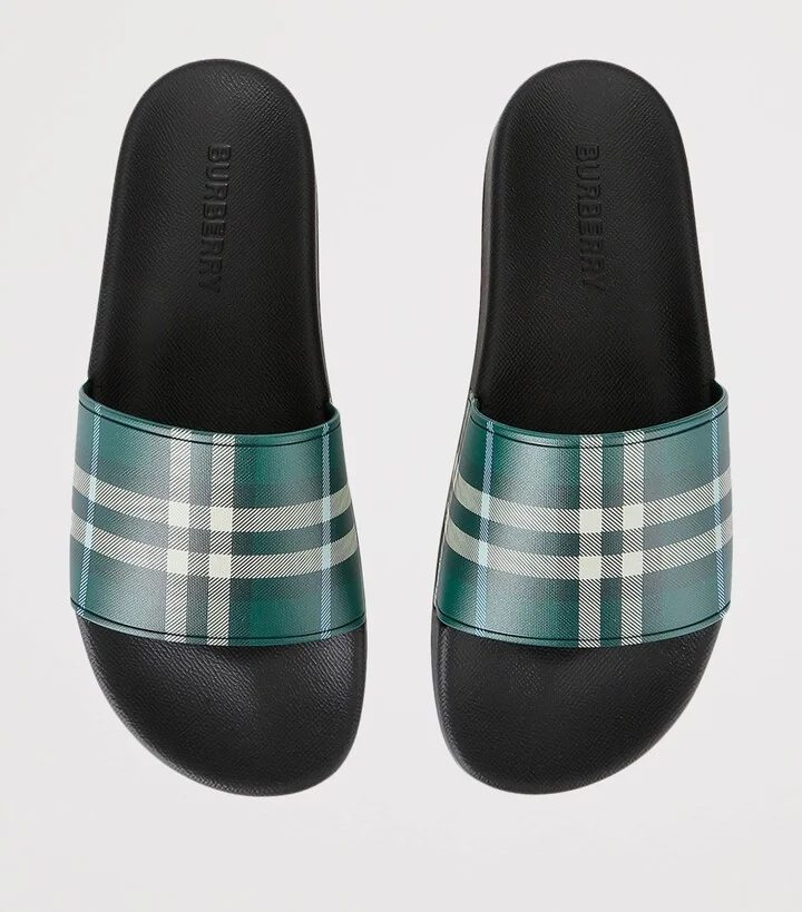 Burberry Check Slides - Image 4