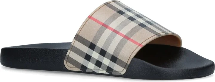 Burberry Check Slides