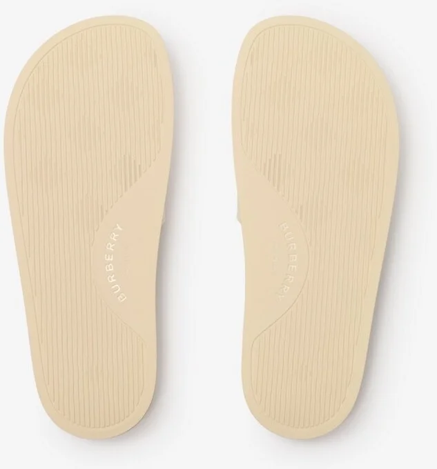Burberry Check Slides Size: 35 - Image 5