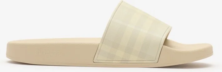 Burberry Check Slides Size: 35