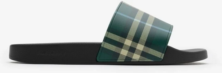 Burberry Check Slides Size: 40