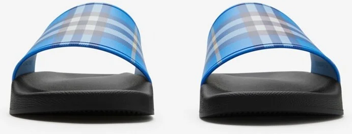 Burberry Check Slides Size: 41 - Image 3