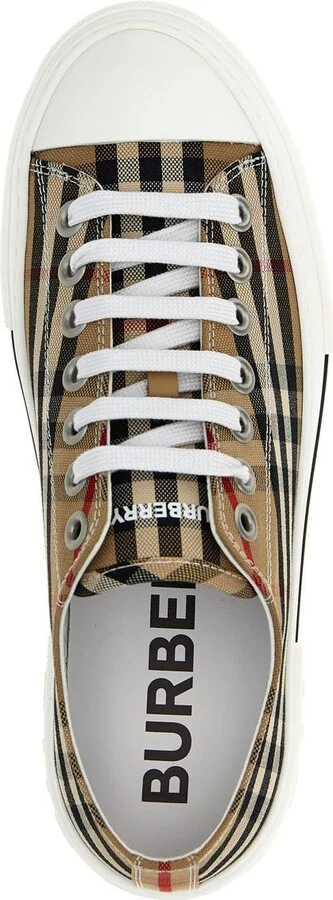 Burberry Check Sneakers - Image 4