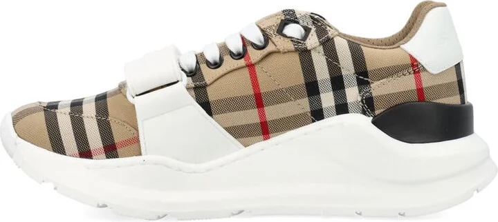 Burberry Check Sneakers - Image 3