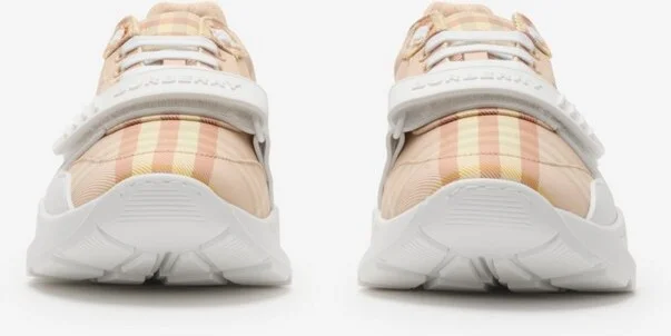 Burberry Check Sneakers Size: 35 - Image 2