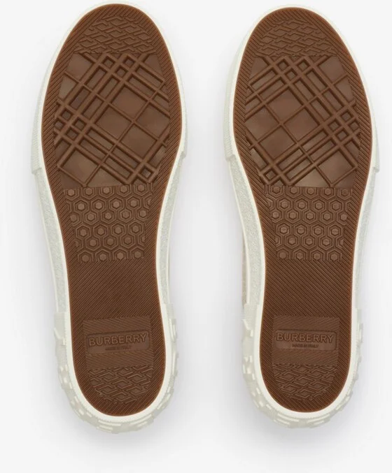 Burberry Check Sneakers Size: 36.5 - Image 6