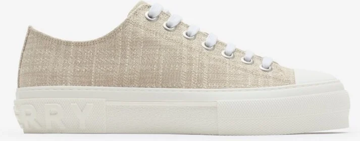 Burberry Check Sneakers Size: 36.5