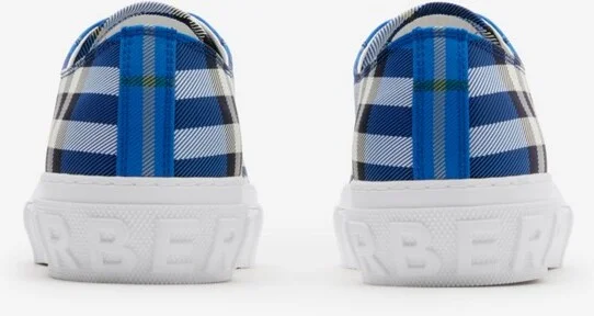 Burberry Check Sneakers Size: 39 - Image 4