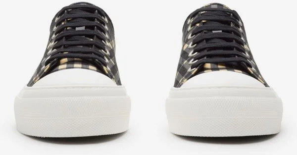Burberry Check Sneakers Size: 40 - Image 3
