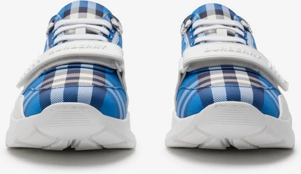 Burberry Check Sneakers Size: 41 - Image 3