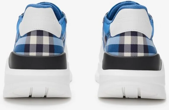 Burberry Check Sneakers Size: 41 - Image 4