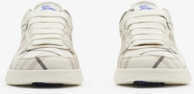 Burberry Check Terrace Sneakers Size: 35 - Image 3