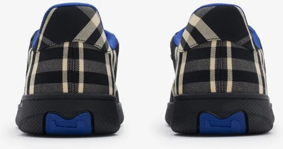 Burberry Check Terrace Sneakers Size: 39 - Image 4