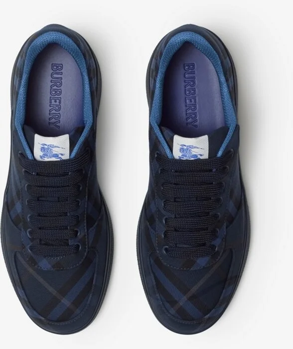 Burberry Check Terrace Sneakers Size: 39 - Image 5