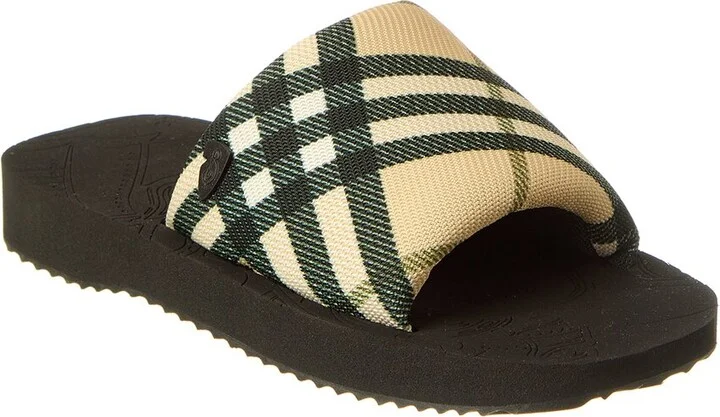 Burberry Check Trek Slide